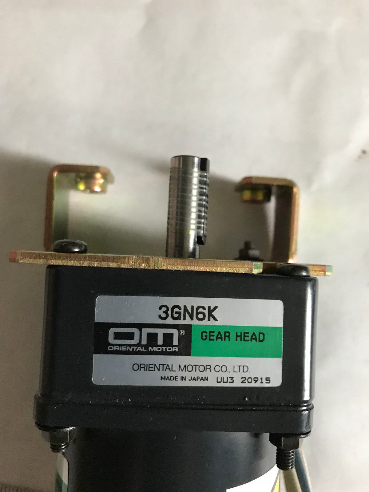 Om Oriental Motor 3Gn6k Gear Head ,Om 3Ik15gn-A Motor 15W 100V 0.4A,Ad