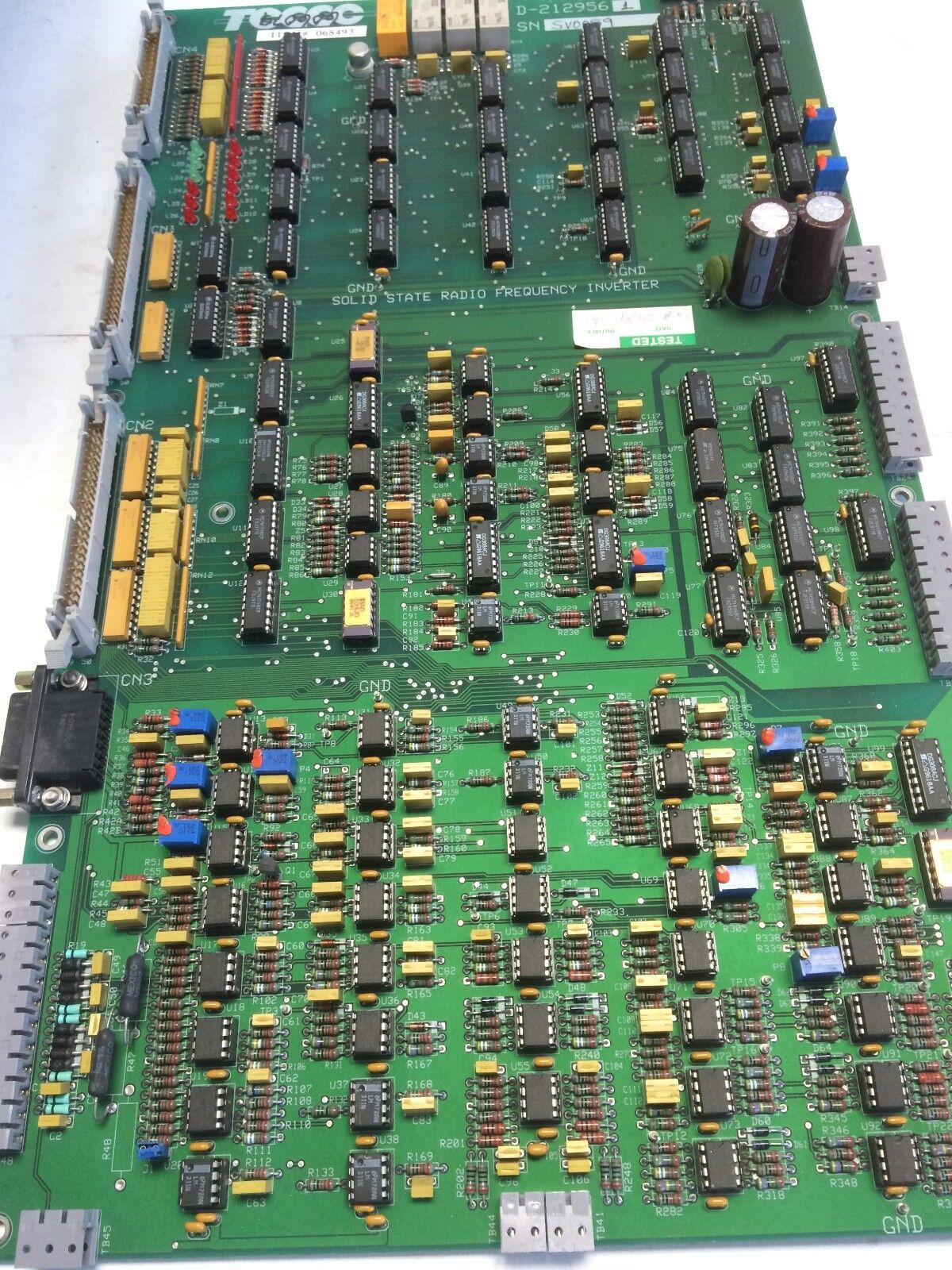 Tocco D-212956 Cnc Solid State Radio Frequency Inverter Board Tocco D-2129561,Fi
