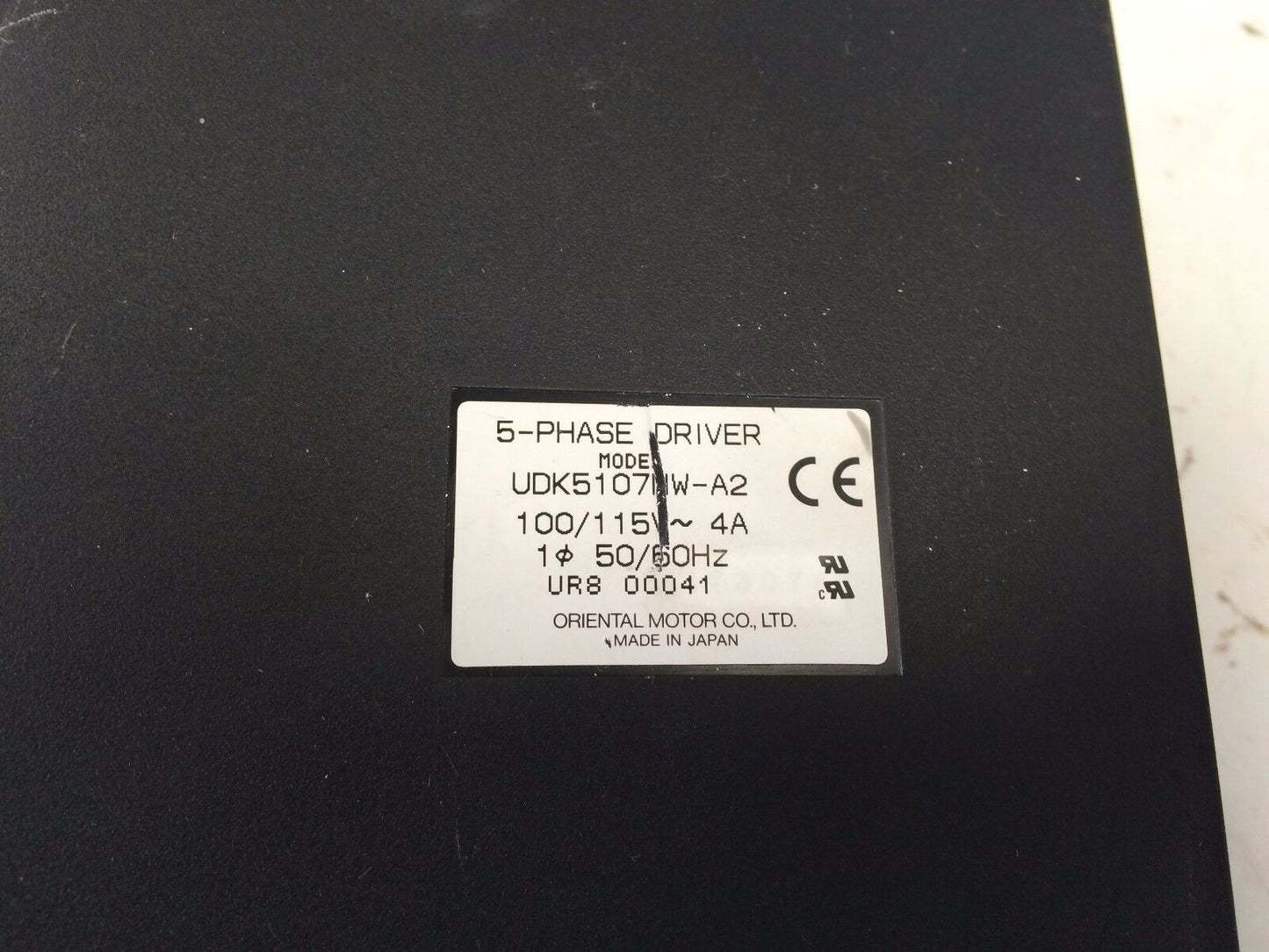 Vexta Udk5107nw-A2 Stepper 5-Phase Driver 4Amp 100/115V,Drv5ul,Uok5107nw-A2,Cl