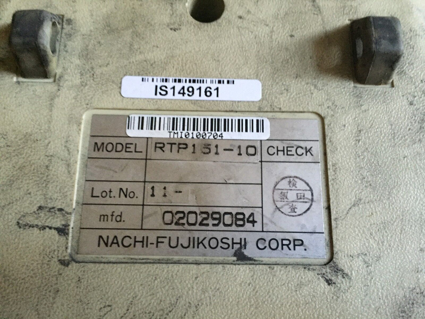 Nachi Rtp151-10, Teach Pendant, Nachi-Fujikoshi Rtp151-10, Nachi Rtp15110,Ti