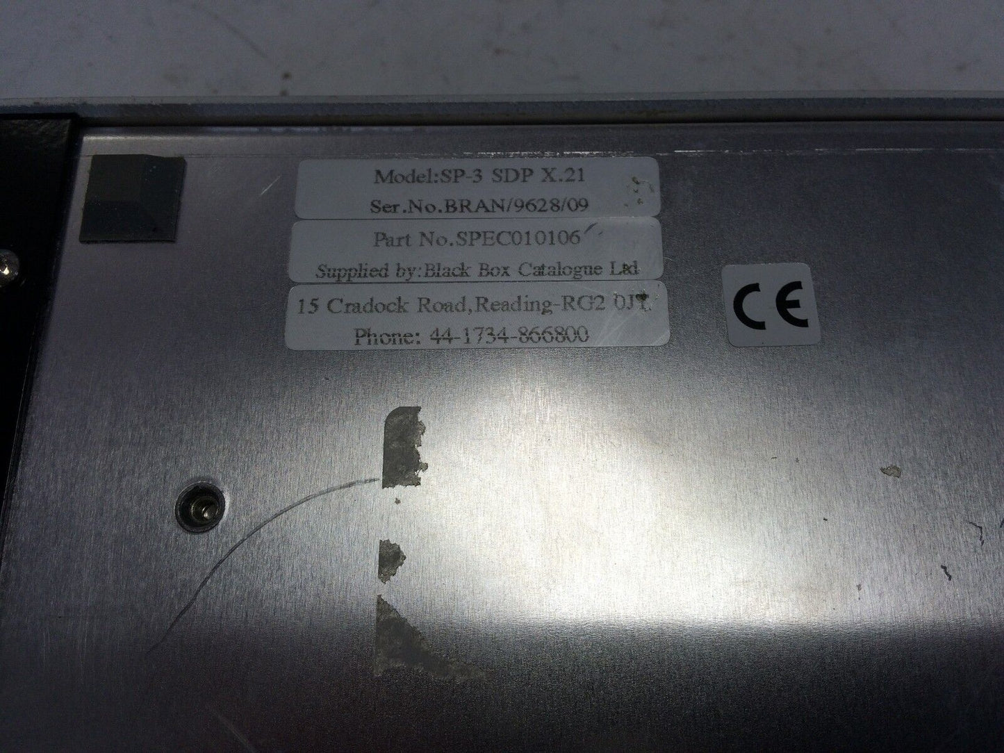 New Black Box Corp Micromux Sp-3 X.21 Dce Interface Balance Sp-3-Sdp X.21,An