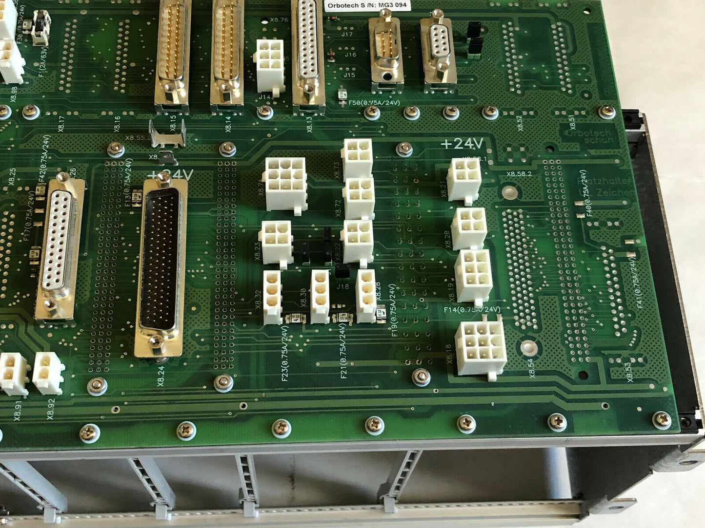 Orbotech 0375805A,Orbotech 0375683A,Elvia Ng,Ceu-Backplane Ver. 3.4,Rack Base,Cg
