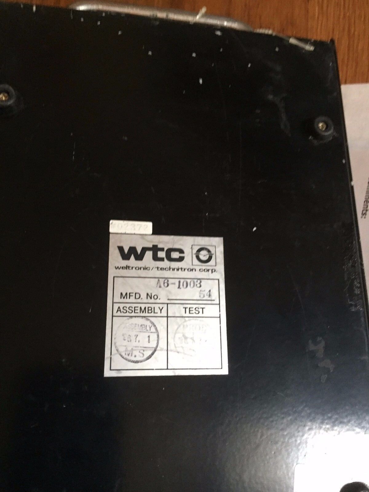 Wtc Tb90-P02a Weltronic,Teaching Box Tb90 Teach Pendant Pro. No S79-V1.9,Fk