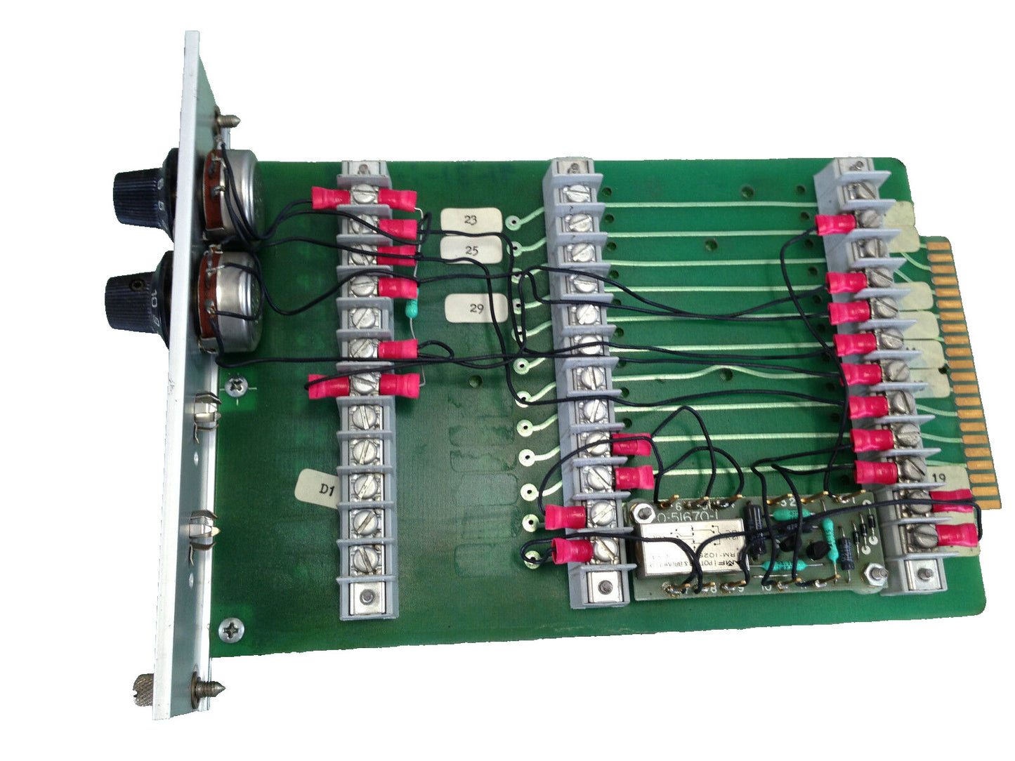Reliance Electric 101124-57T Potentiometer Custom Component Card 82746-86B,To