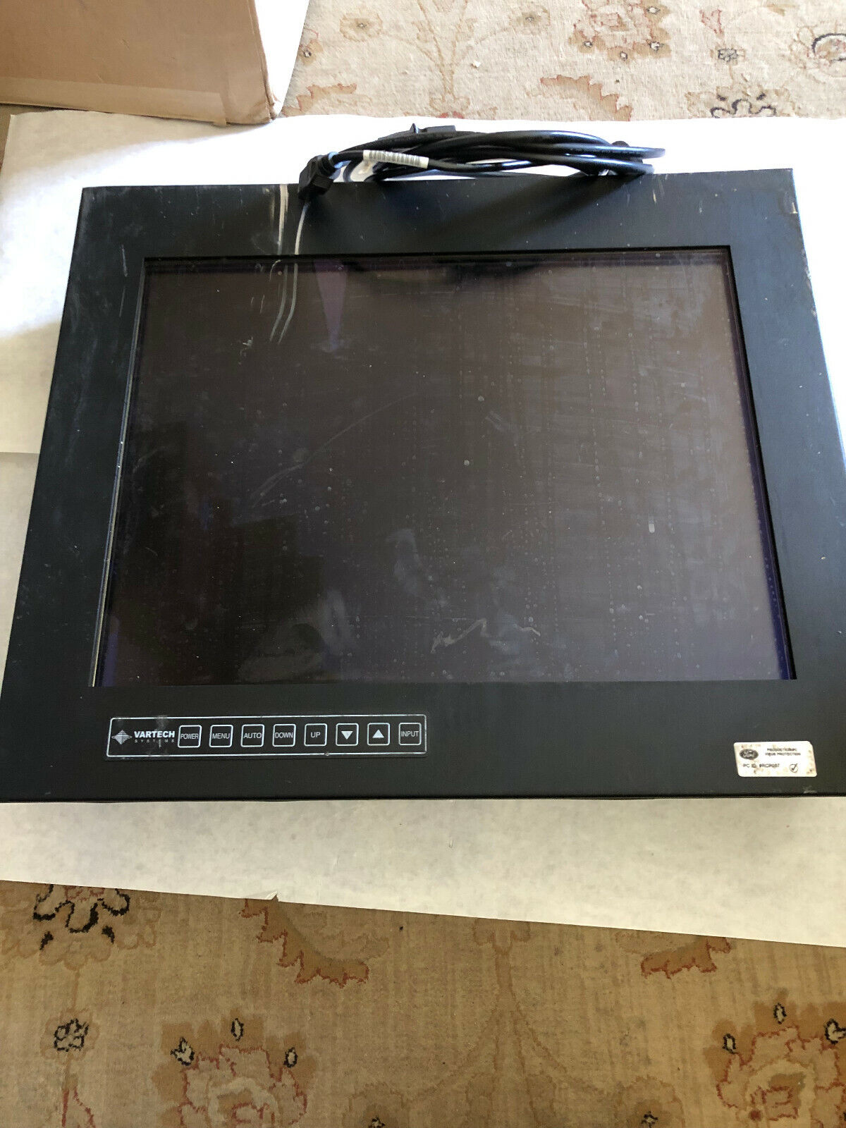 Vartech Vt213p Operator Interface (No Power One For Parts & Repair Only),Bk