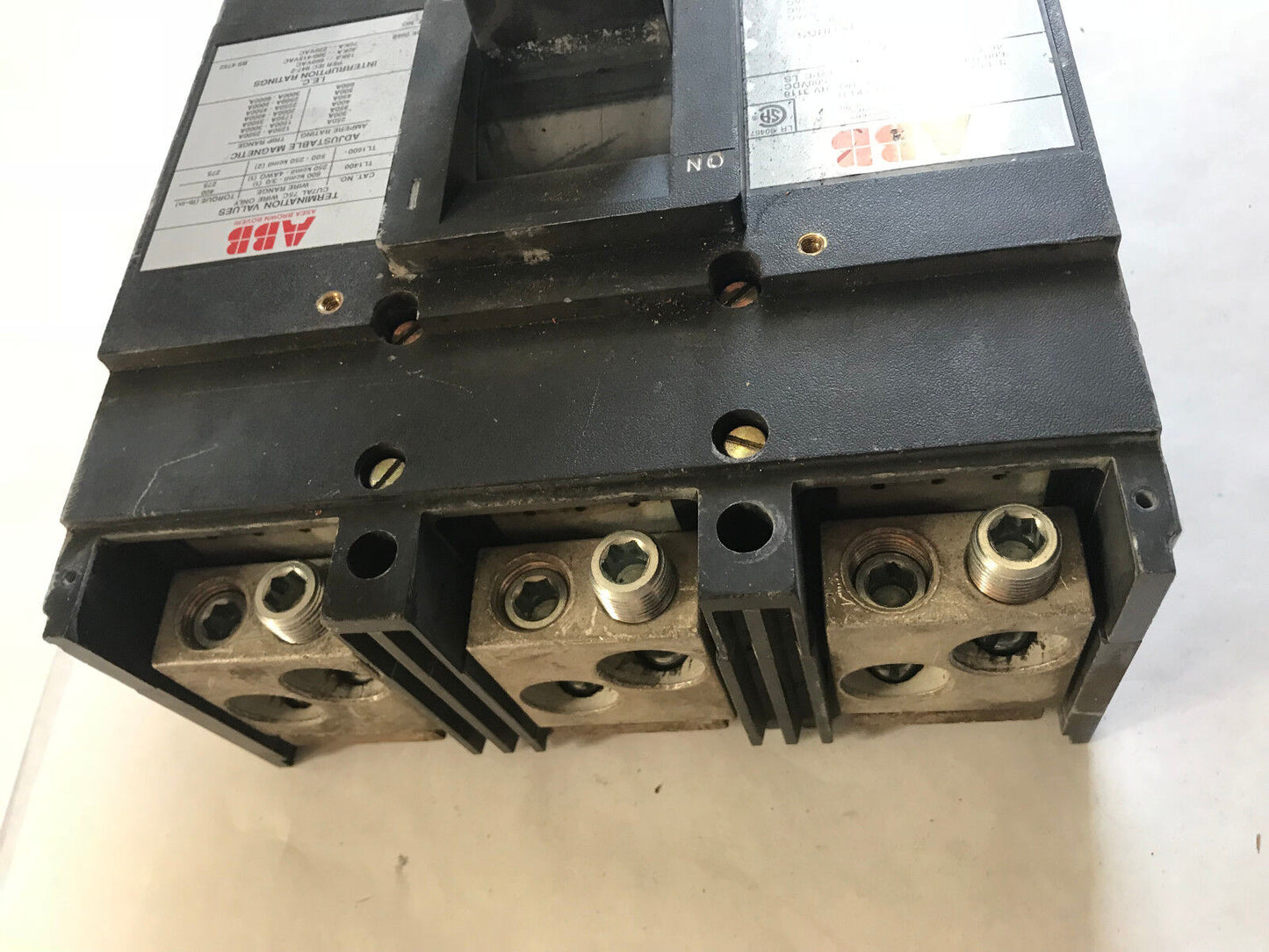Abb Tl1400,Abb Ls,Abb Tl1600,Circuit Breaker,3 Pole 600A 600Vac 125/250Vdc,Sa