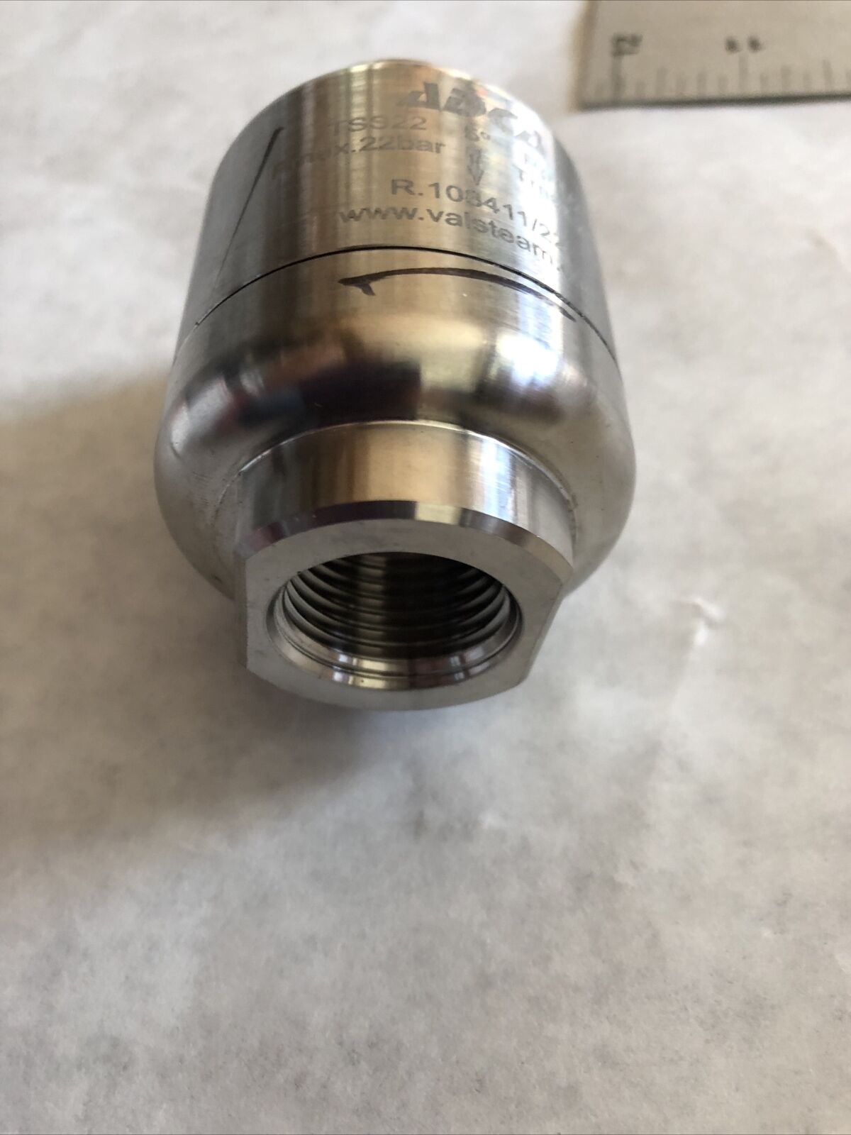 New Adca Tss22 1/2” Thermostatic Steam Trap 1/2" R.108411/22 Adcd Tss22,Ea