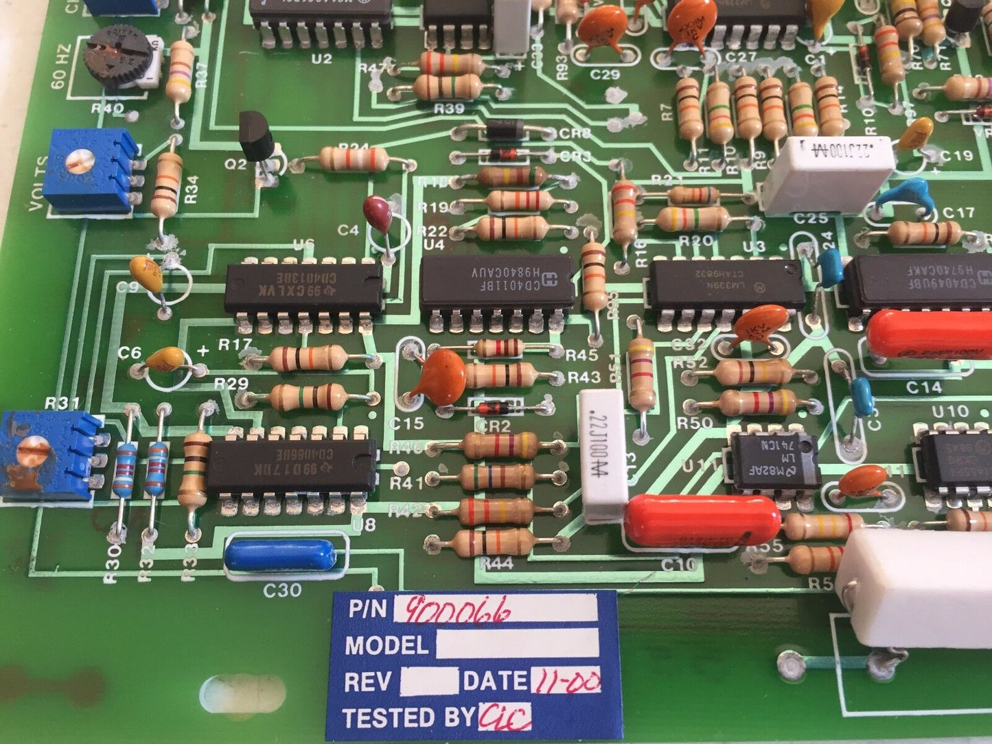 New Cnc 900066 Control Circuit Board,0100010132 Rev1,55103100 5.5" X 9.5" ,Ss