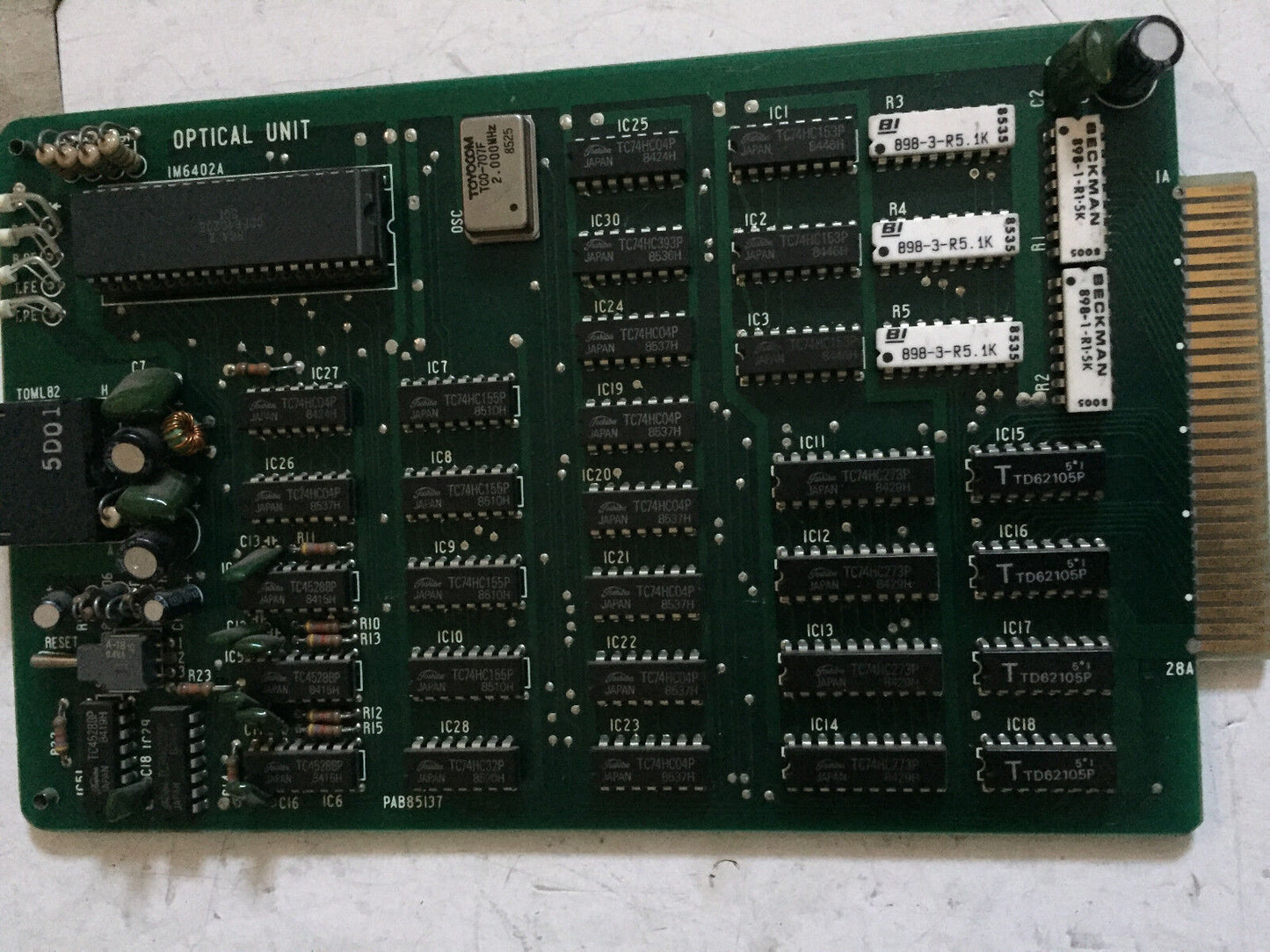 Toshiba Pc Board Pab85137 Board,Ct
