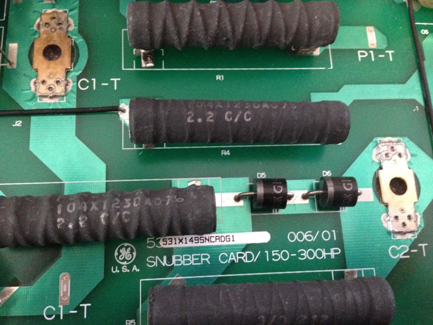 New General Electric Ge Snubber 150-300Hp Snubber Card 531X149sncadg1,006/01,Ey