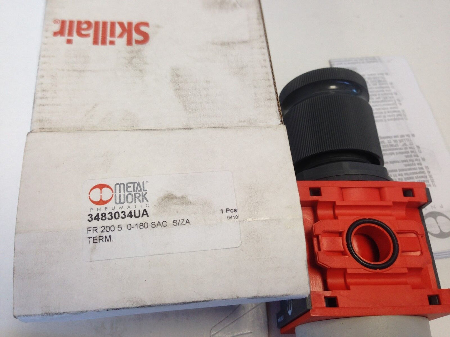 New Metal Work Fr 200 5  3483034Ua Pneumatic Filter Regulator, 0-180 Psi,Dc