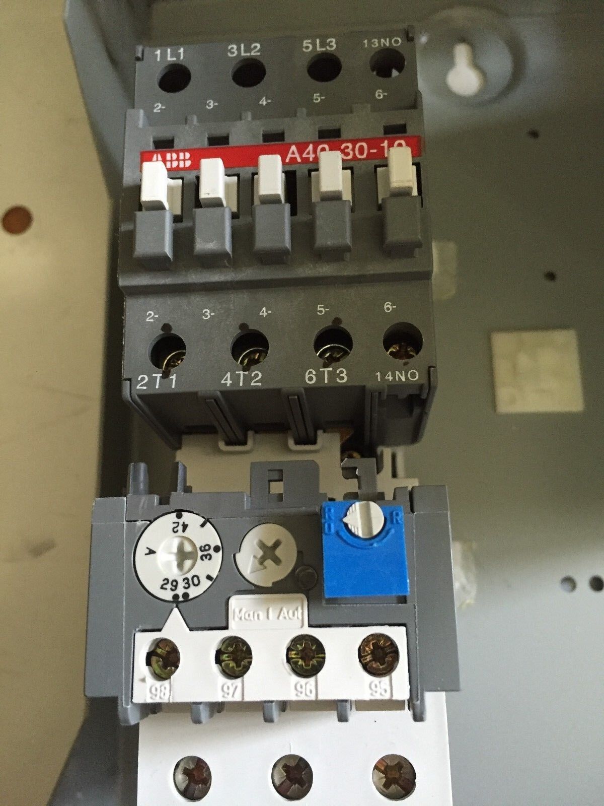 Abb A40s1-84C,A40-30-10,Abb Ta42 Du Contactor 3Ph Str N1 120V Motor Starter,Bg