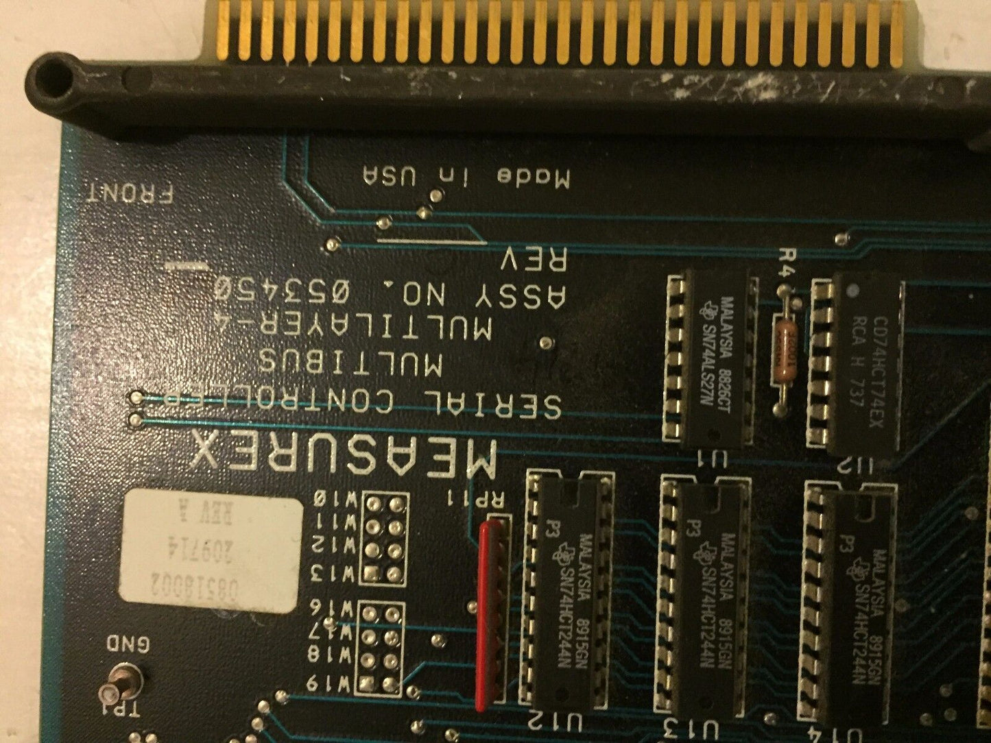 Measurex Multilayer-4,Honeywell 053450,Controller,Multibus,05345001,Ad,Sm,Ax