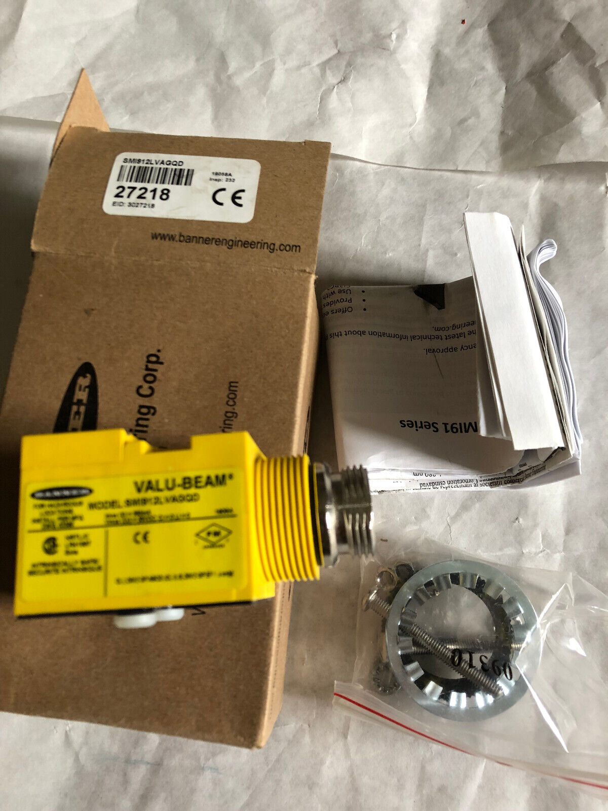 New Banner Smi912lvagqd,Sm1912lvagqd Photoelectric Sensor,Cv