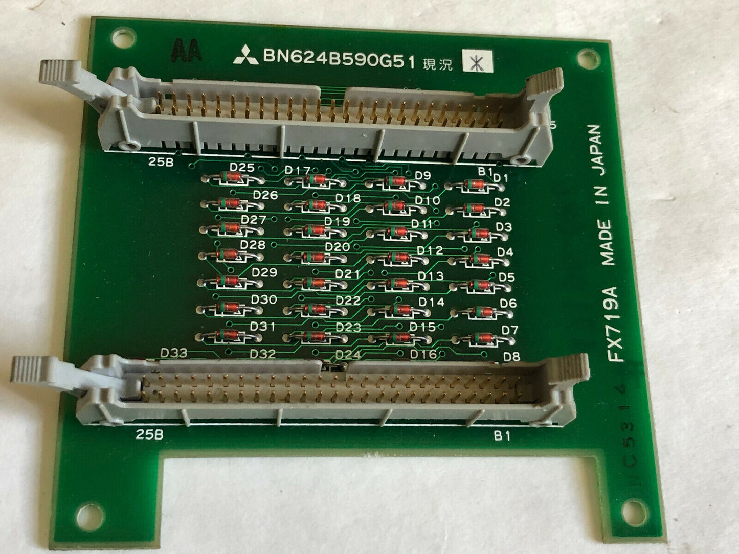 Mitsubishi Fx719a Bn624b590g51 Mazak Cnc Circuit Board Bn624b590h01,De