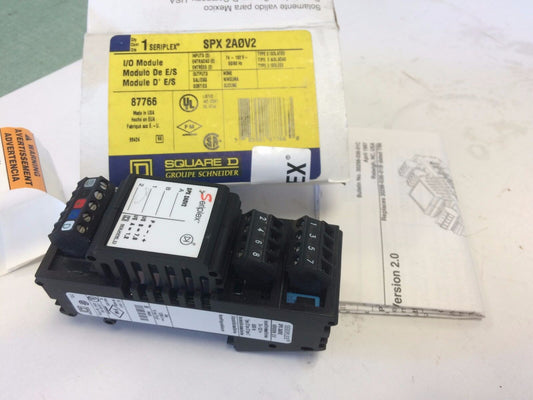 New Square D Seriplex Spx 2A0v2  I/O Module 87766,Cr