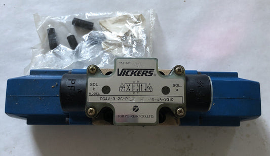 Vickers Dg4v-3-2C-Pl2-H-10-Ja-S310 Solenoid Valve,24 Vdc,Tokyo Keiki Va9842a,Dg
