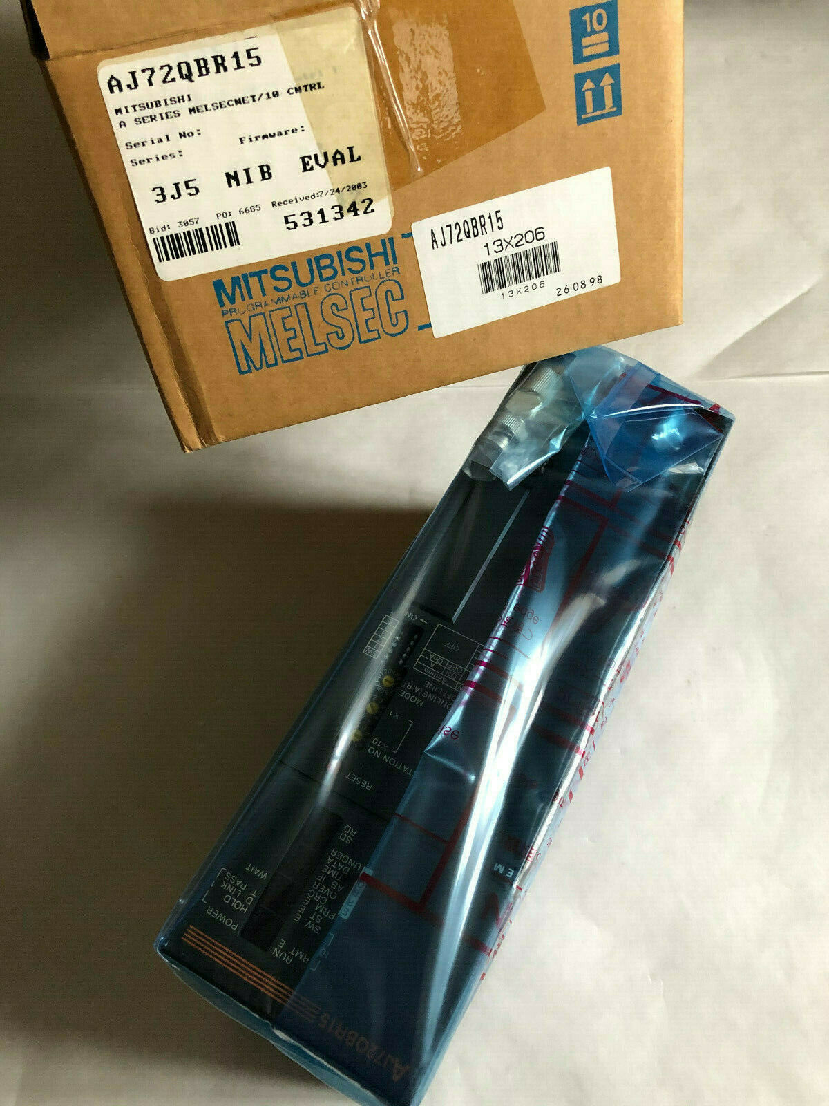 New Mitsubishi Aj72qbr15 Melsecnet/10 Remotecoax Melsec Programmable Plc,Ez