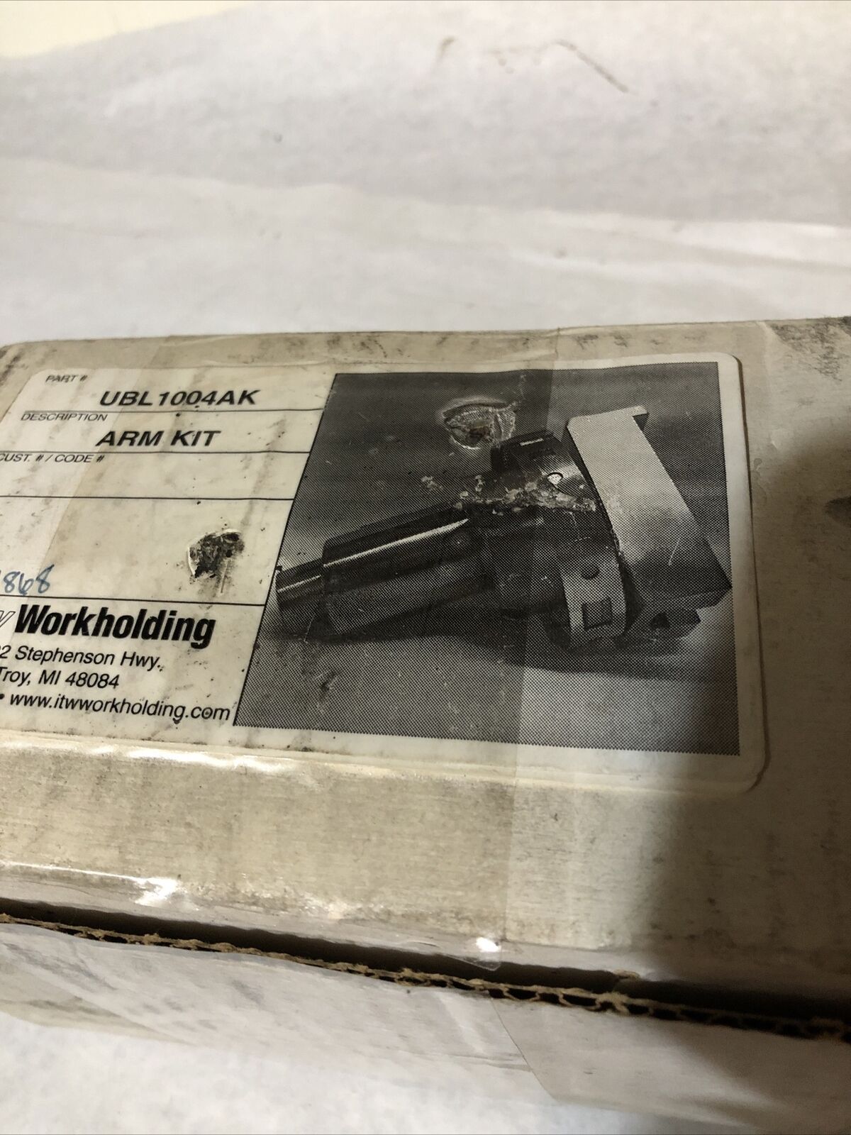 Itw Workholding Ubl1004ak Universal Ball-Lok Chuck Arm Kit,Itw Ubl-12851-B,Bv
