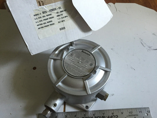 New Barksdale B2x-H20ss-Ul Bourdon Switch 4800Psi,33.1 Mpa,Bd