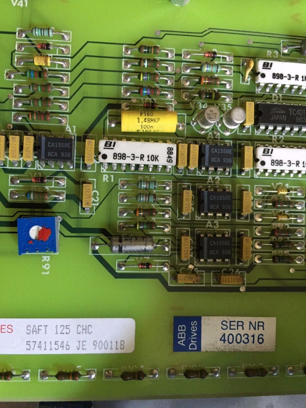 Abb Saft 125 Chc,57411546 Je Chcasea Brown Boveri Chopper Control,Ec