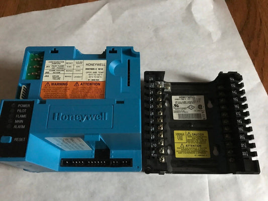 Honeywell Rm7895 C 1012  Burner Control Rm7895c1012,W/ Q7800a1005 Base,Et