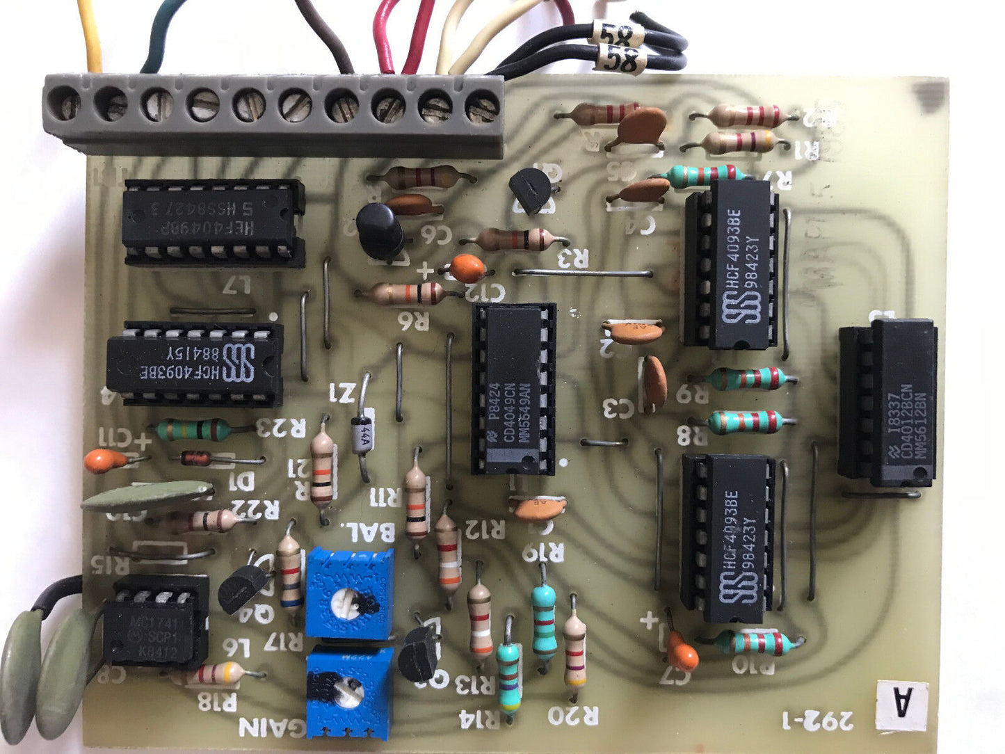 Introl 292-1 Gain  Introl Design Robotic Servo Circuit Board 305-3A,St