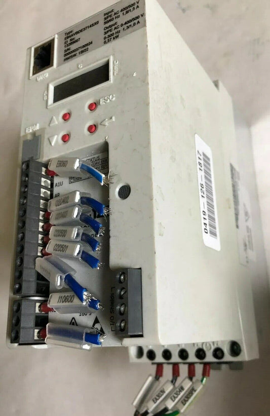 Lense E84avbde3714sx0 Servo Amplifer/Inverter,13289667,Drive 400Vac 3P 1.3A,Bv