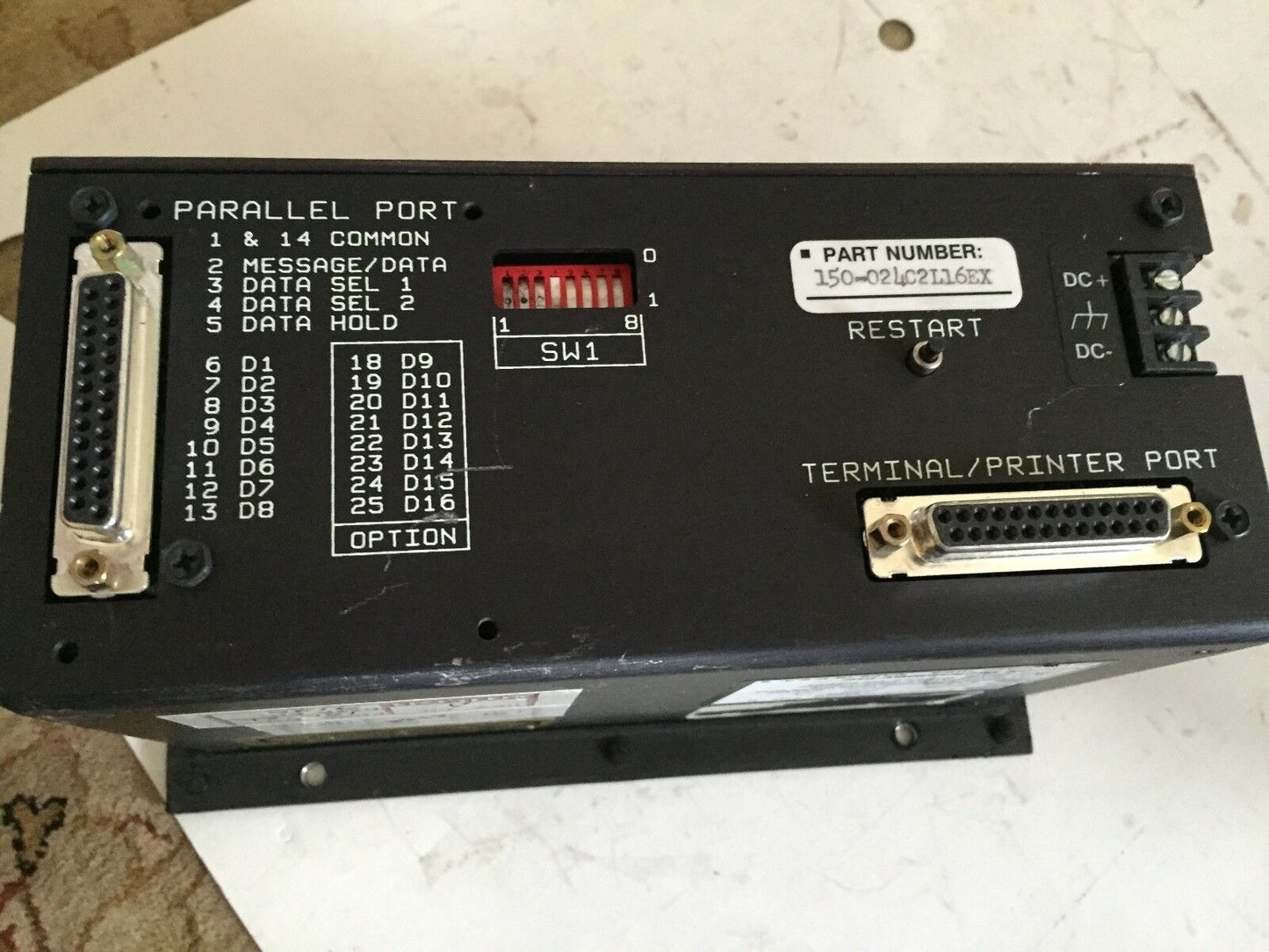 Avg Uticor 150-024C2l16ex, Pmd 150 Operator Interface Display ,Cw