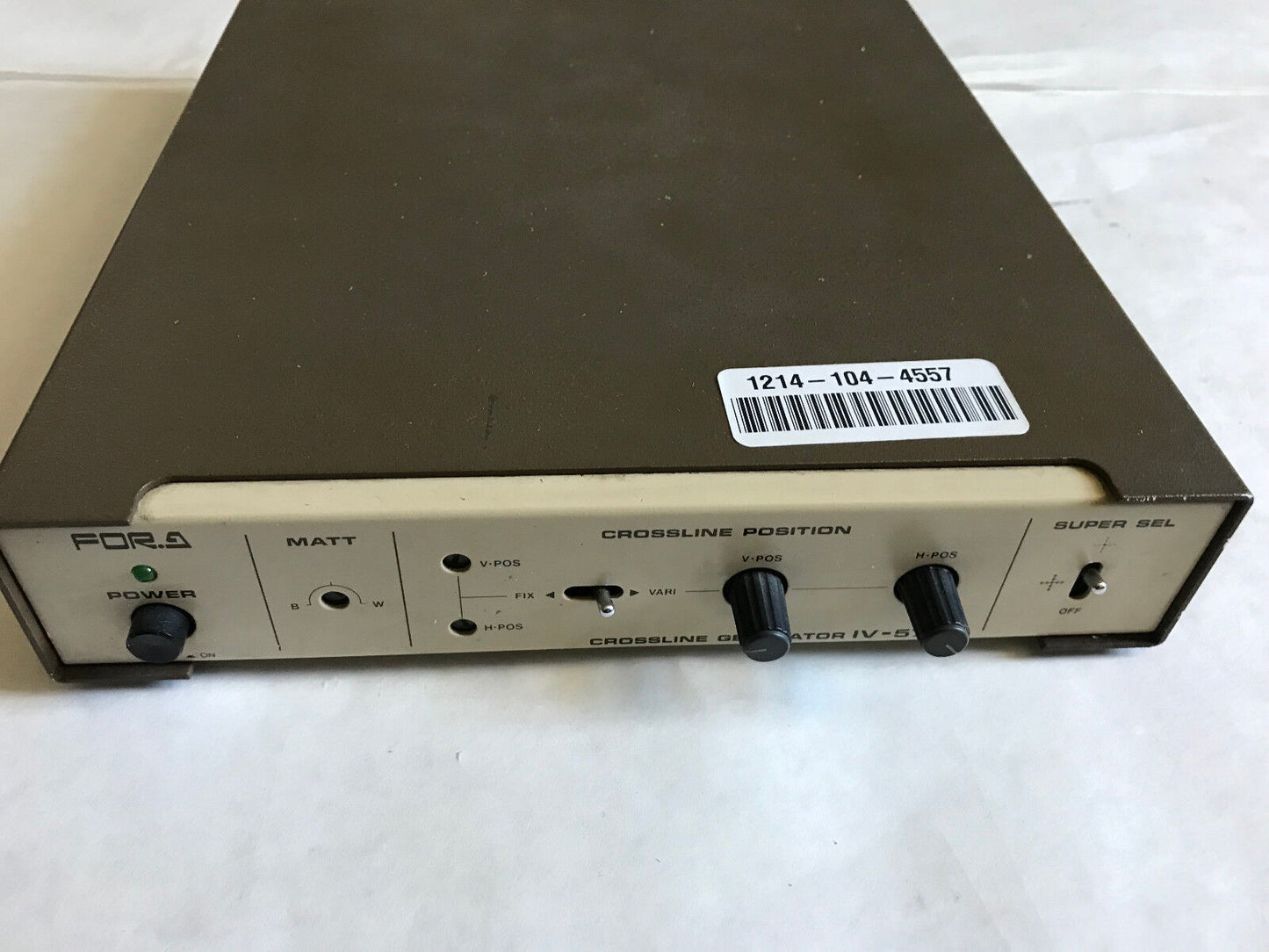 For A Iv-570 Crossline Generator, 115 Vac,(For Part And Repair Only),Ax