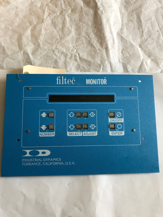 Industrial Dynamics Pn17941 Operator Panel,Pn18018,0370007032,Filtec Monitor,Ct
