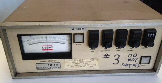 K.J. Law M900-V Verimet Signal Monitor, 120Vac, 60Hz   Plc Controller,Fb