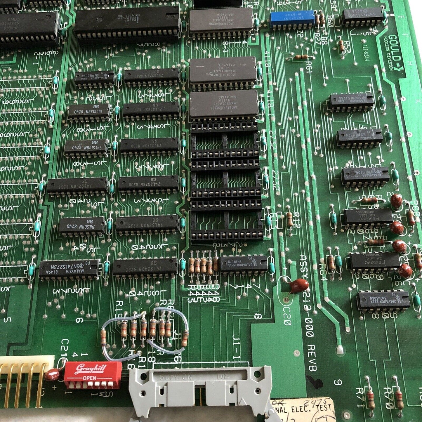 Modicon S212-000 Rev B,Gould S212-000 Prom Combination No 1000,Es