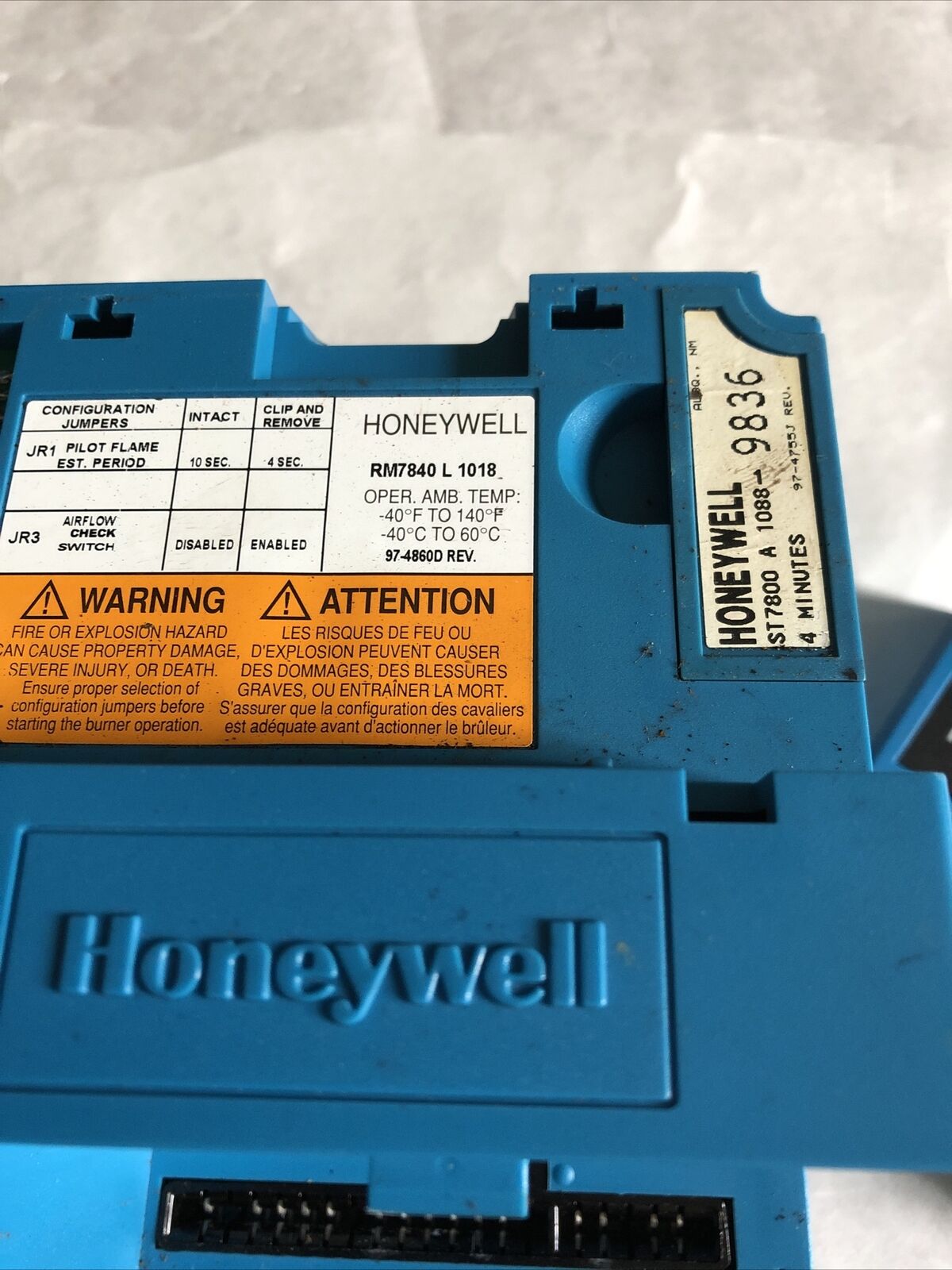 Honeywell Rm7840 L1018,Rm7840 L 1018,St7800 A 1088,R7847 C 1005,Q7800 A 1005,Eg