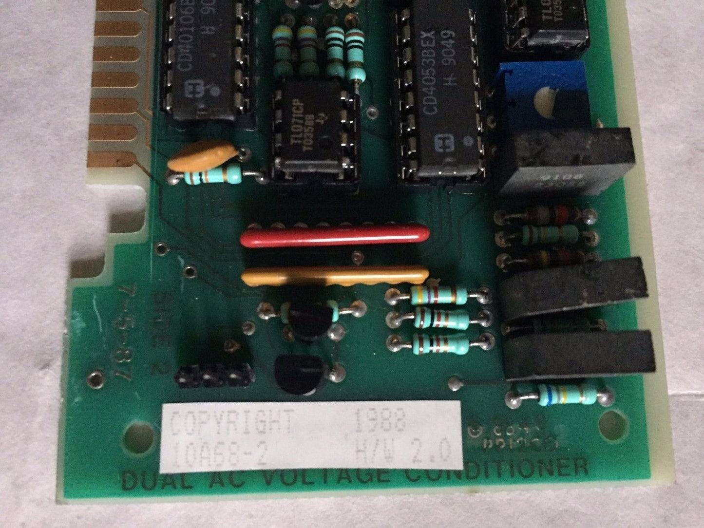 Daytronic 10A68-2 H/W 2.0,7-5-87,73868 2,Dula Voltage Conditioner 10A68-2,Bt,Cg