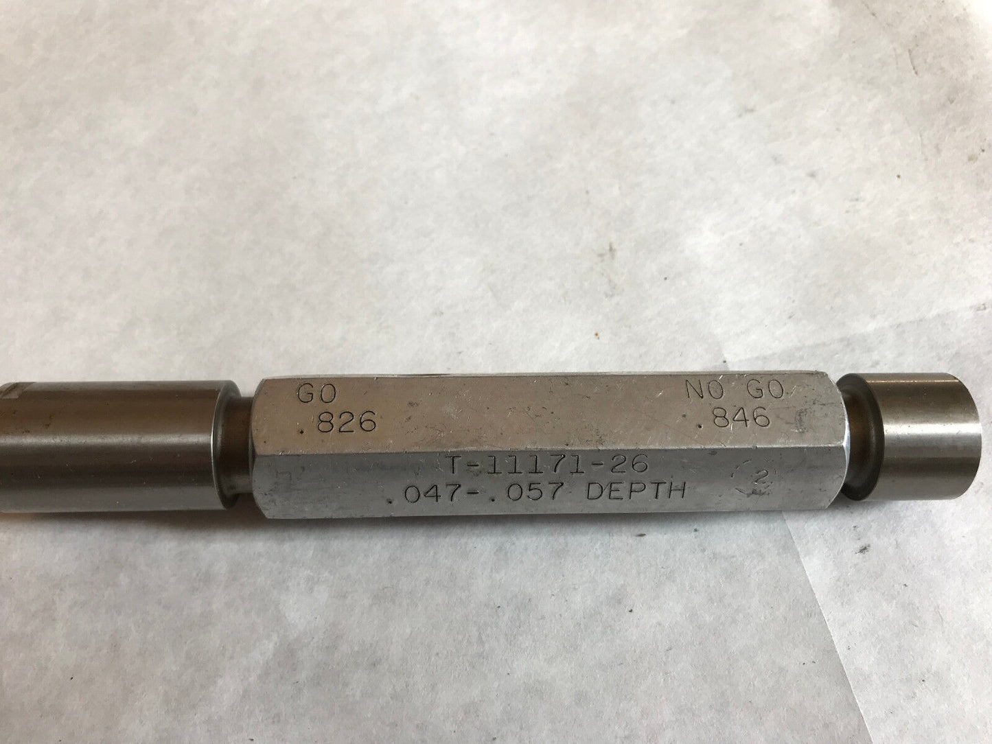 The Pipe Machinery 826,846 Go No Go Plug Gauge Inspection Gage .826 .846,Ag