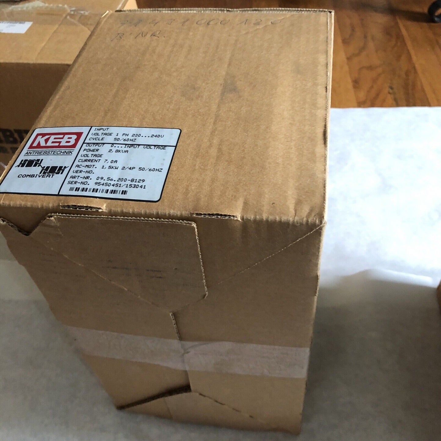 New Keb 09.56.200-B129,2.8Kva Power,7.0A Combivert Inverter Variable Drive,Bi