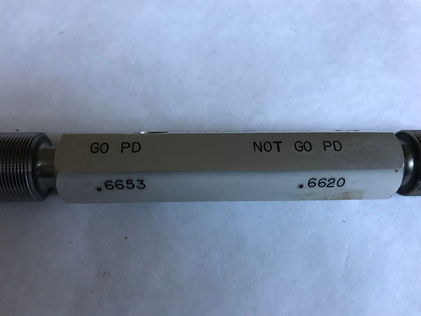 No Go Thread & Plug Gauge P/P,Pmc .6875-32 Un-2A Go Pd .6653 Not Go Pd .6620,Sb