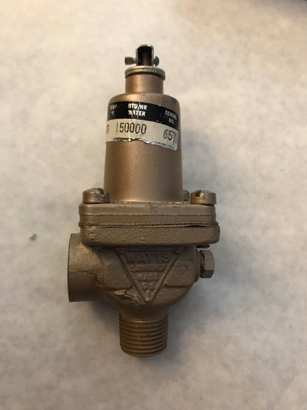 New 1/2" Watts N31l,N3il Regulator, Lawrence Mass ,Pressure Relief Valve No ,Eh