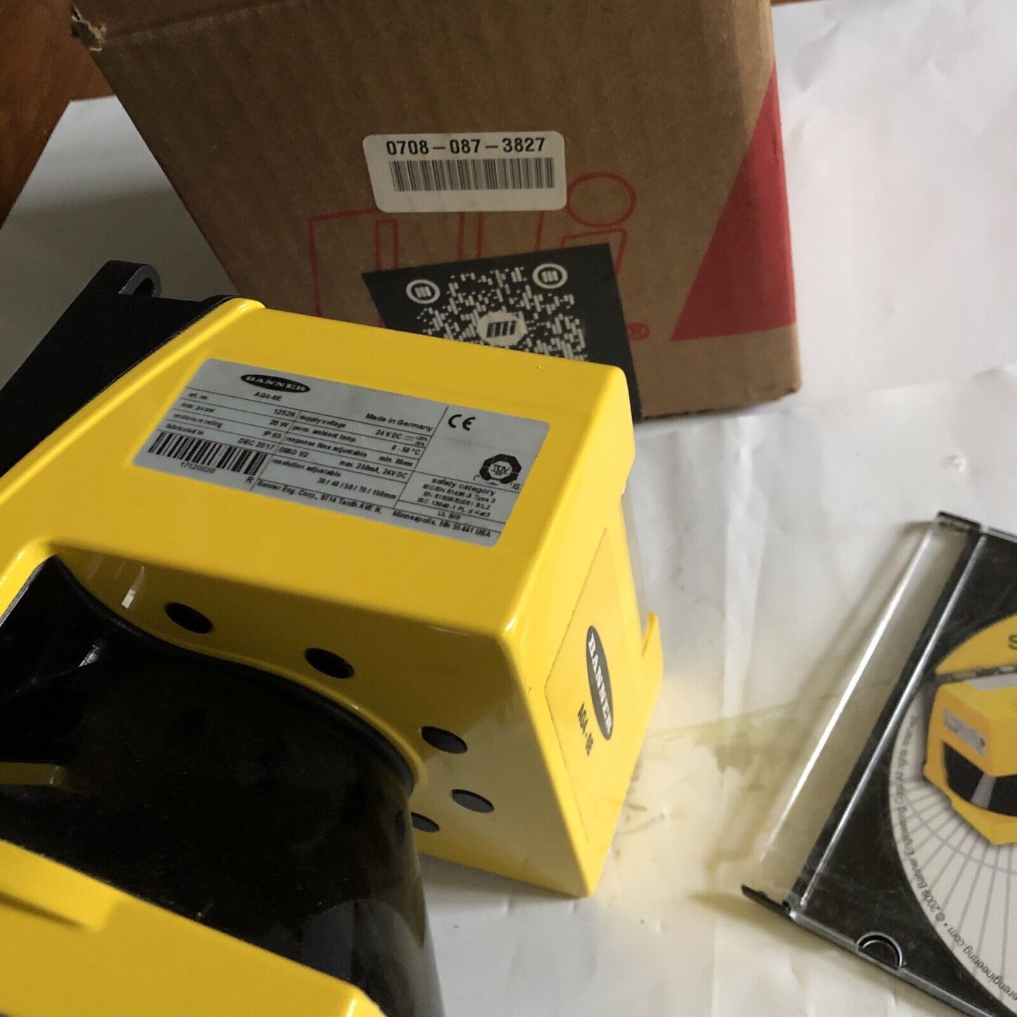 New Banner Ag4-6E Laser Scanner 12526,Ei