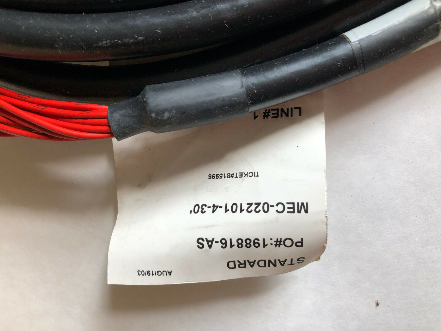 New Madison Mec-022101-4-30 Robotic Encoder Plc Cable,12-Pn Male,Mec-35-03,Sk