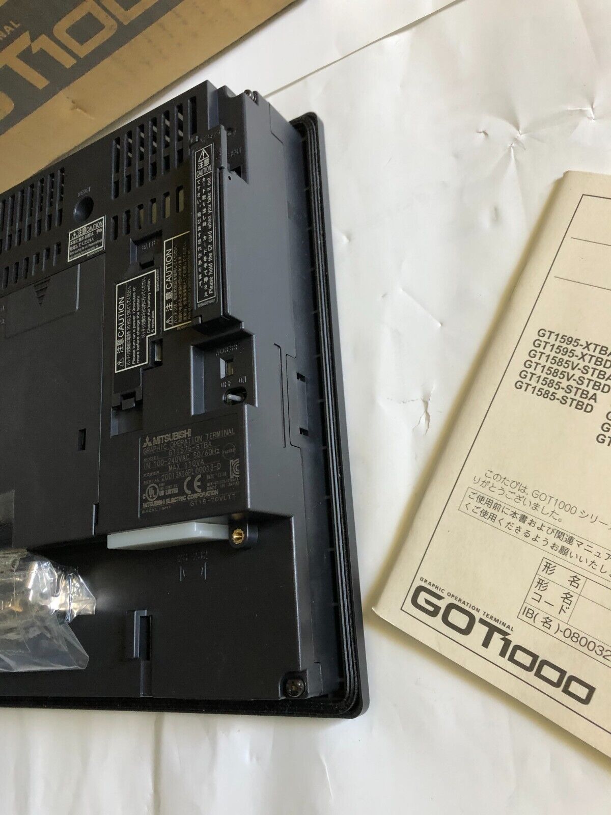 New Mitsubishi Gt1575-Stba Graphic Operation Terminal,Gt1575stba ,Bj