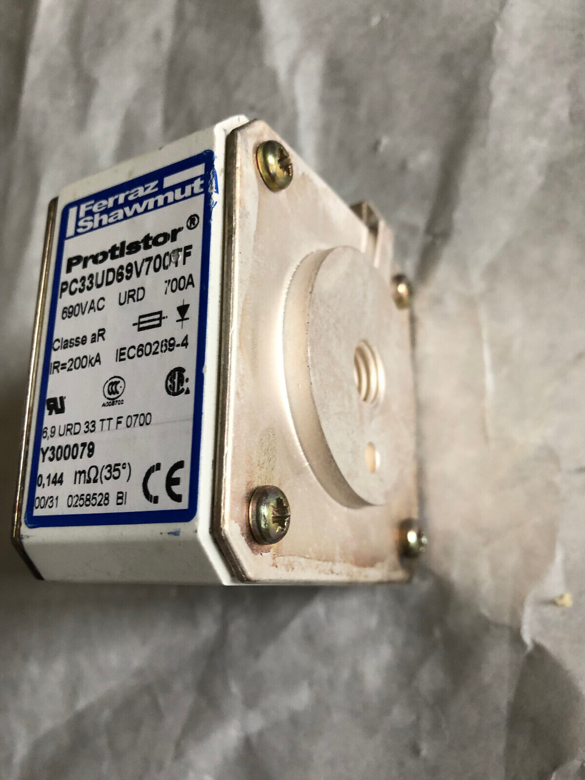 New Ferraz Shawmut Pc33ud69v700tf 690Vac 700Amp Fuse Link. Protistor,Ak