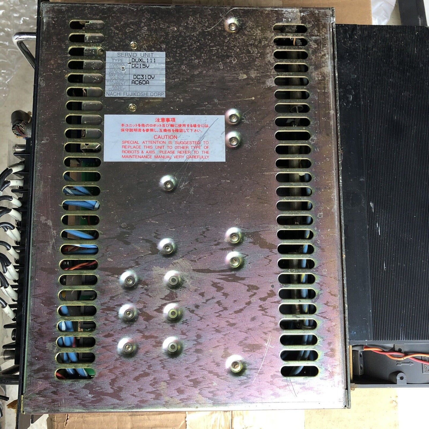 Nachi Fujikoshi Duxl111,Icr34434, 92040326, Dc15v  Servo Unit,Av