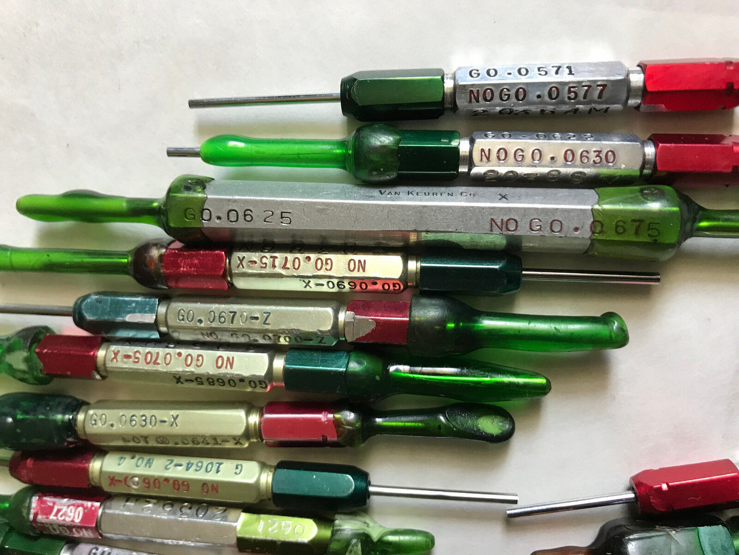 Lot Plug Gage Go Nogo Van Keuren .042,045,090,100,064,068,042,045,070,072,04,Es