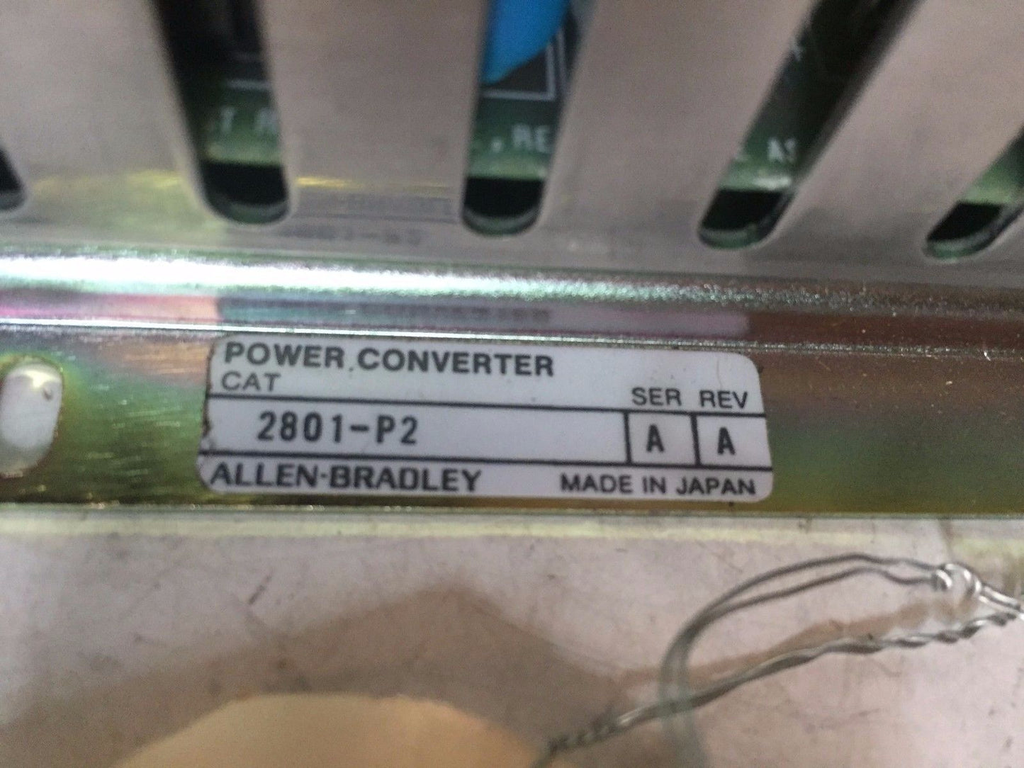 Allen Bradley 2801-P2 Power Convertor Ser A   Rev A,Ss