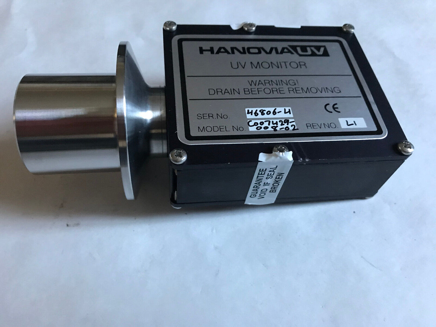 New Hanovia C007429-008-02,Uv Coo7429-008-02 Precision,Calibrated Uv Monitor,Su