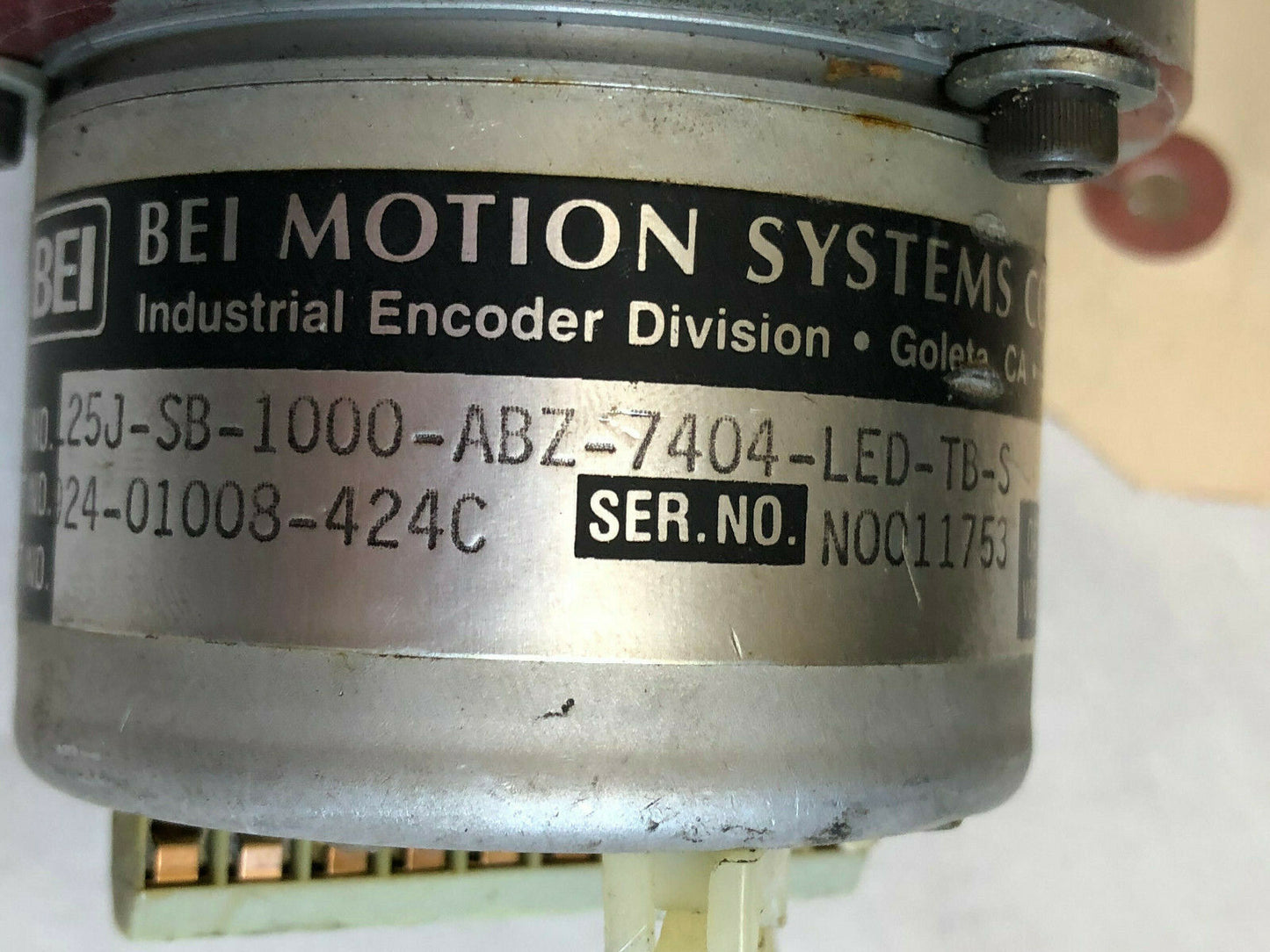Bei L25j-Sb-1000-Abz-7404-Led-Tb-S Industrial Encoder, 5Vdc,924-01008-424C,Sl