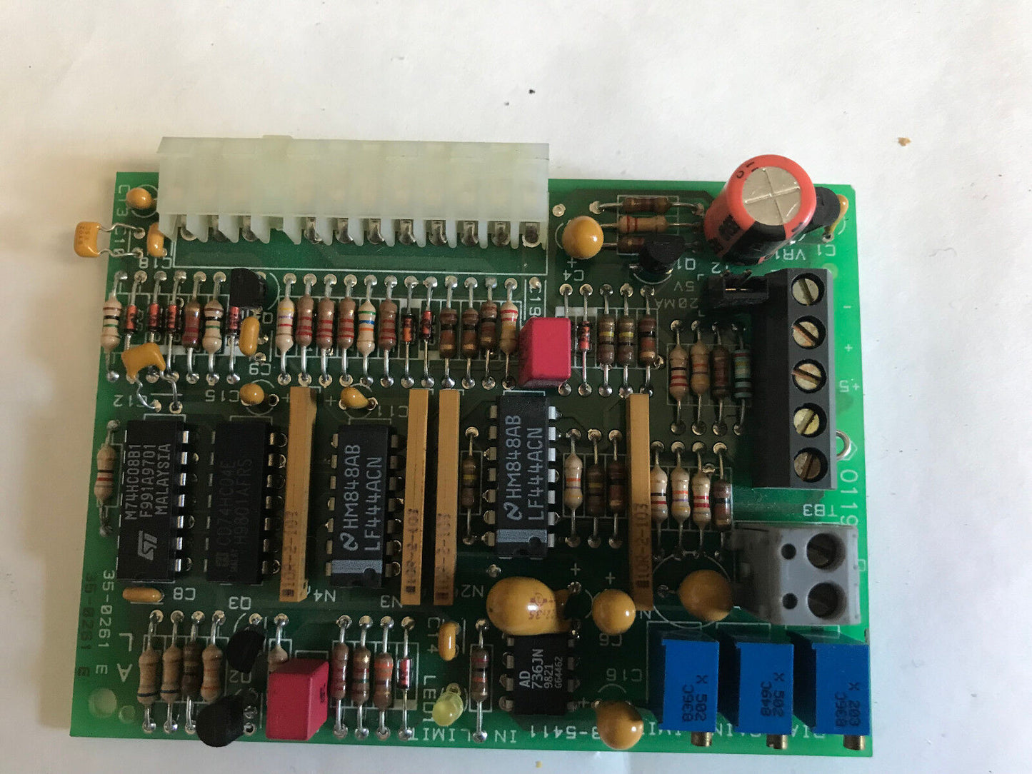 Circuit Board 35-0261, 0119 Bias Gain Limit 08-5411 In Limit,35-0261,Su
