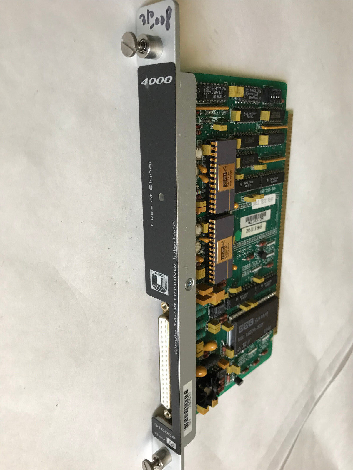 Unico 702-321.8 9845,Unico 4000,Unico 310008 Resolver Interface Transducer,Es
